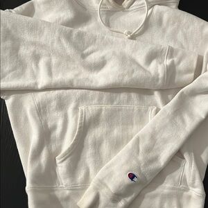 White Champion Hoodie